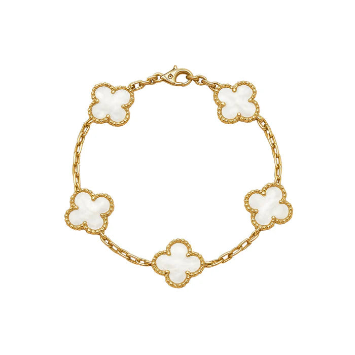 "Cleef" Clover Bracelet - Mulitcolour