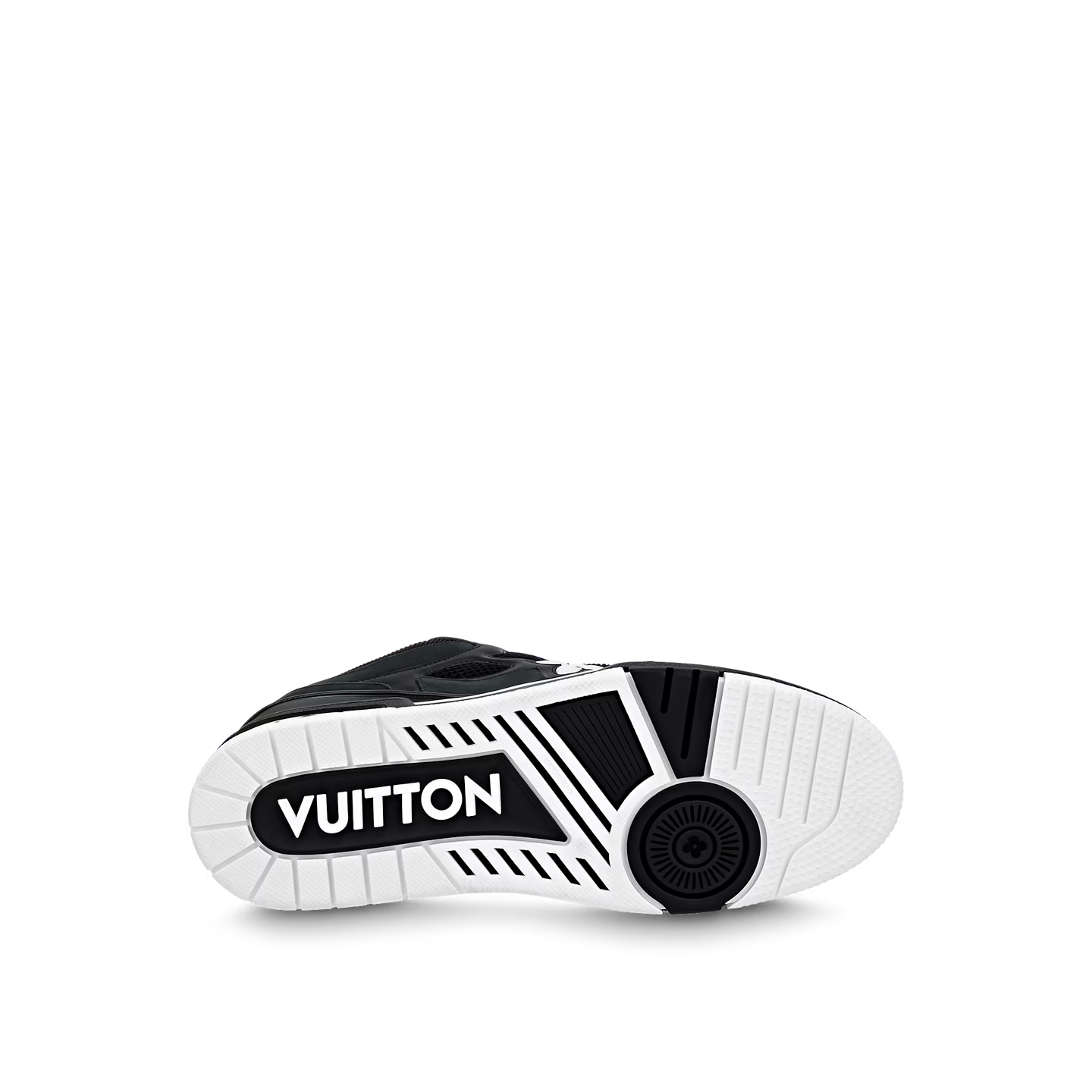 "LV" Skate Black White
