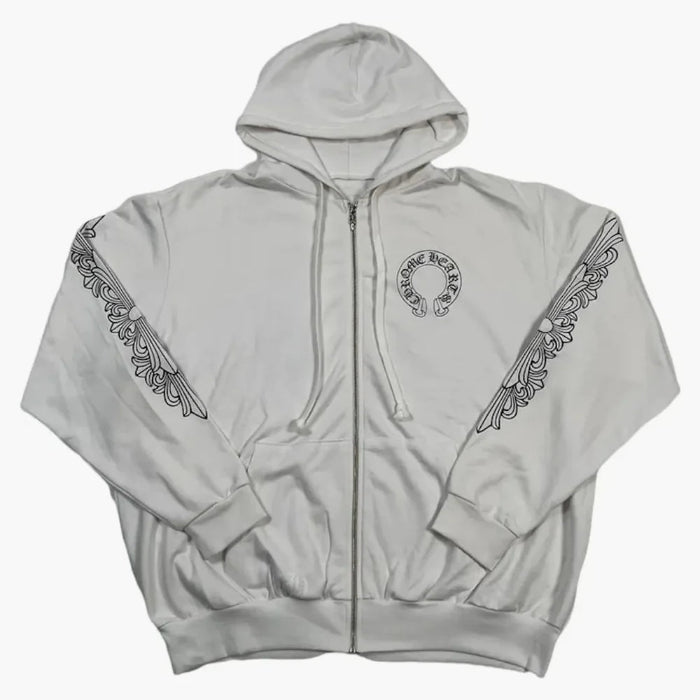 "Chrome" Zip Hoodie