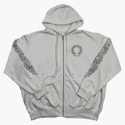 "Chrome" Zip Hoodie