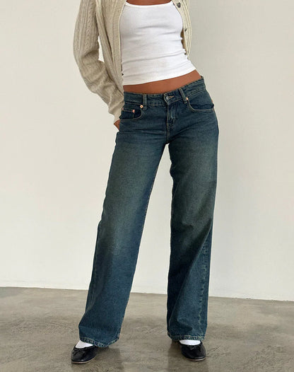 "Mia" Low-Rise Jeans