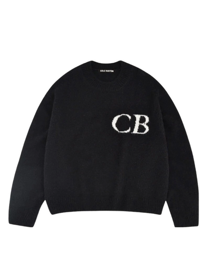 "CB" Knit Sweater