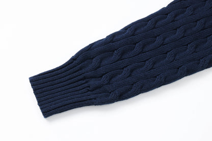 "RL" Cable Knit Quarter Zip